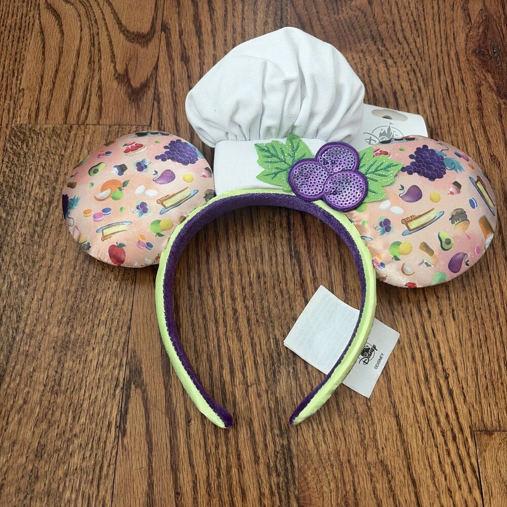 2023 Disney California Adventure Food & Wine Festival Minnie Mouse Ears Headband